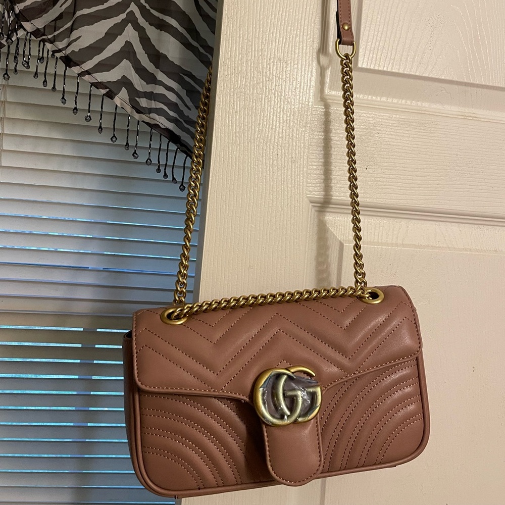 Mauve (Pink) Crossbody Purse